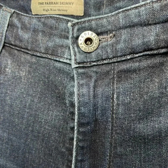 AG Adriano Goldschmied The Farrah Size 32R High Rise Skinny Jean Date Night - Picture 6 of 13